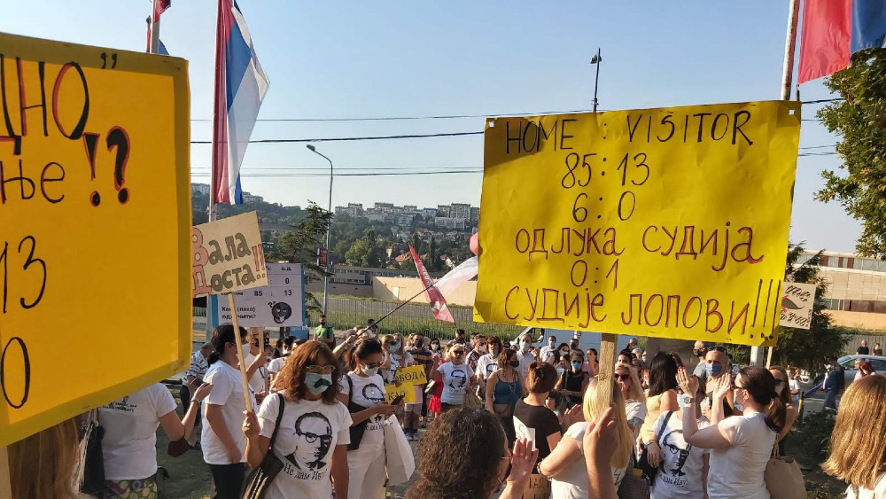 Novi protest protiv stranačkog direktora 1