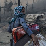 Migranti u Grčkoj: Požar uništio kamp na ostrvu Lezbos 1