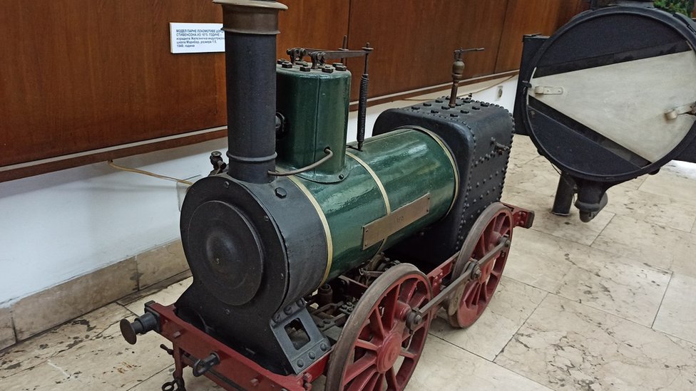 Model parne lokomotive Džordža Stivensona