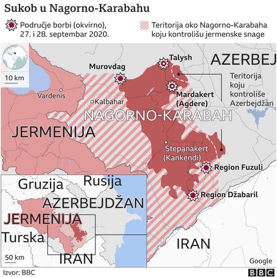 Jermenija, Azerbejdžan, Nagorno-Karabah