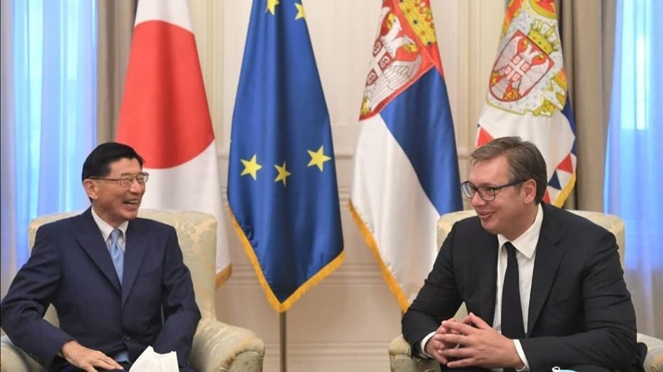 Ambasador Japana u oproštajnoj poseti kod predsednika Srbije 1