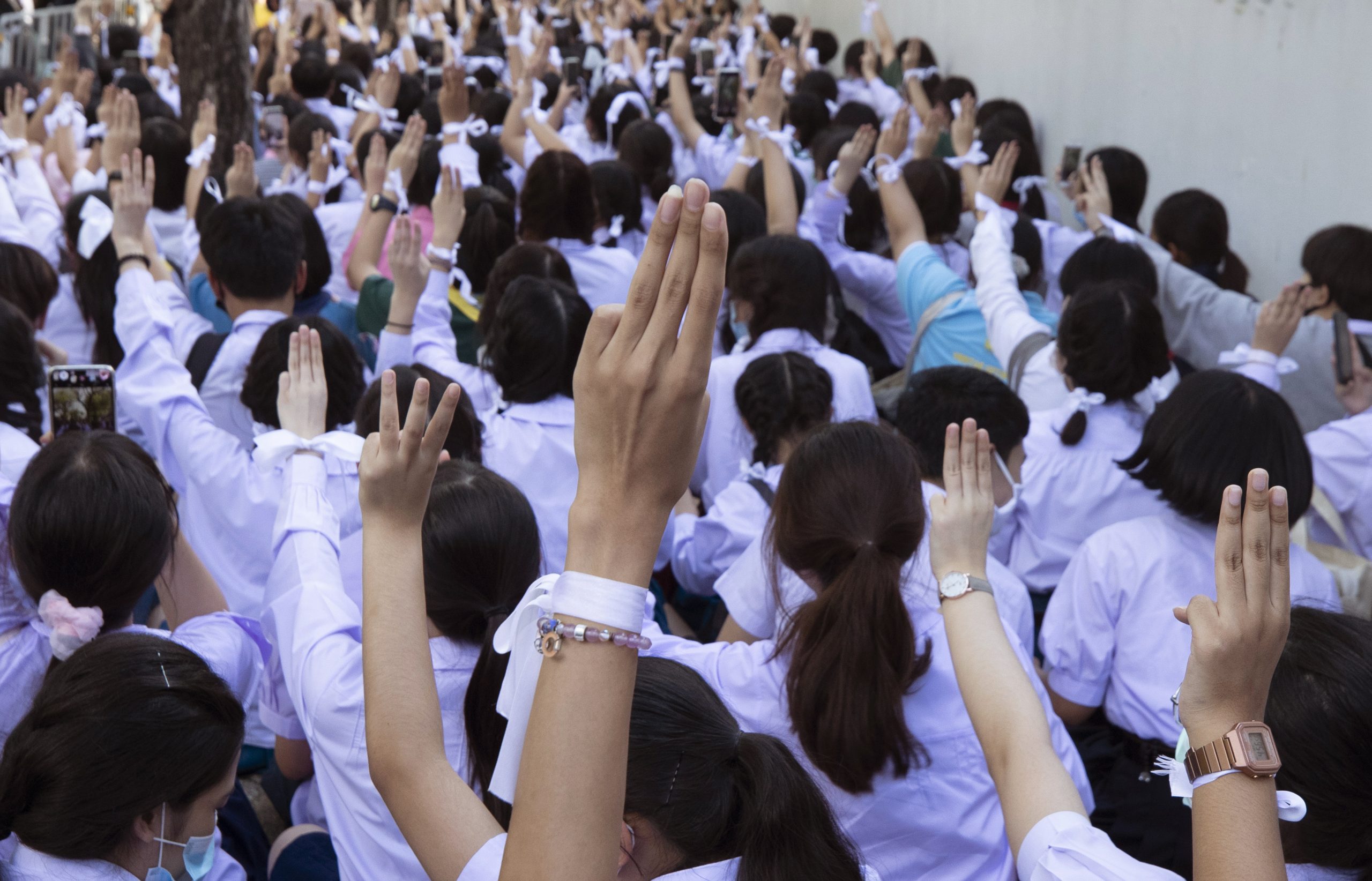 Protest srednjoškolaca u Tajlandu, jedan od zahteva ostavka ministra obrazovanja 1