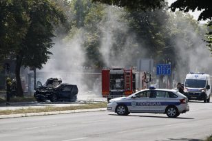 Eksplodirao auto na Novom Beogradu, preminuo povređeni Strahinja Stojanović (FOTO) 4