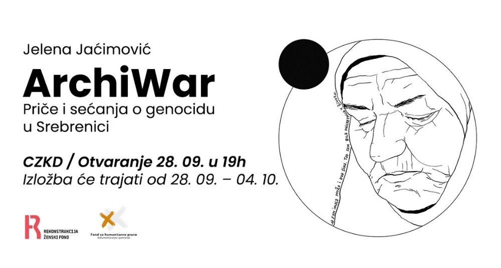 Izložba Jelene Jaćimović o Srebrenici u CZKD-u 1