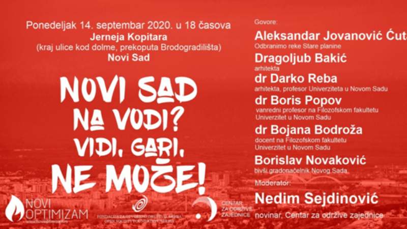 Tribina o štetnosti projekta „Novi Sad na vodi” (VIDEO) 1