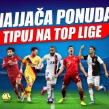 Top lige ti donose samo najbolje - BONUS bez uslova i najjače kvote 5