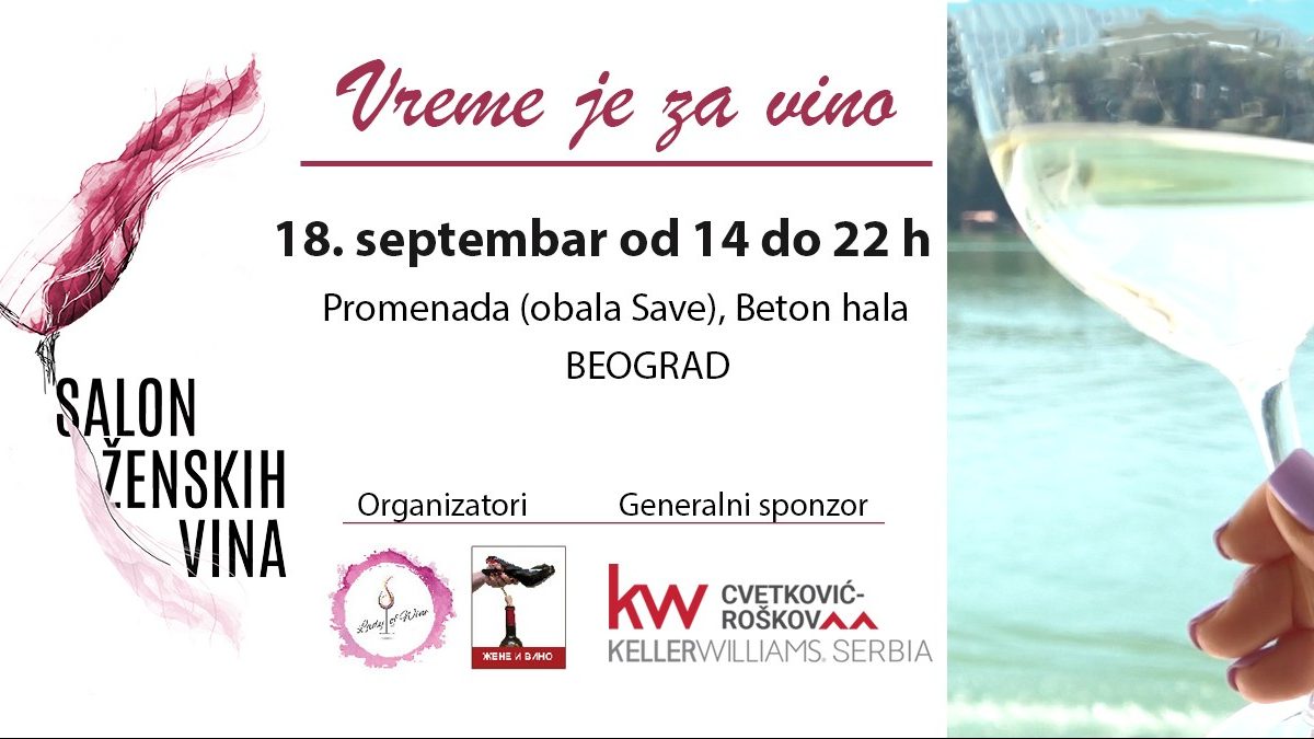 Salon ženskih vina u petak 18. septembra 1