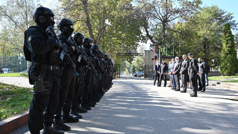 Rebić i Falkoni prisustvovali zajedničkoj antiterorističkoj vežbi pripadnika Specijalne antiterorističke jedinice MUP-a 1