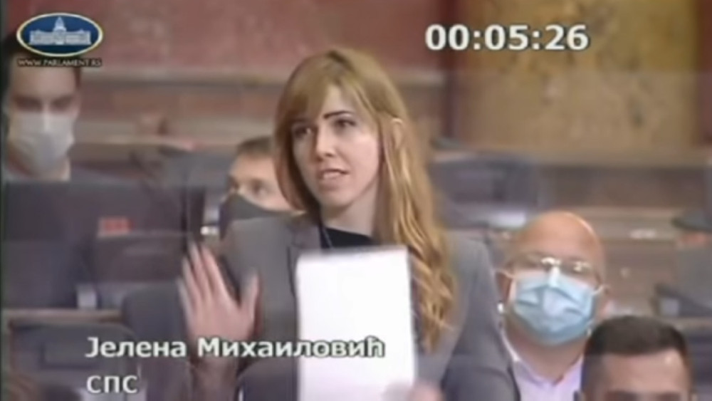 Jelena Mihailović: Skupštinska rep zvezda 1