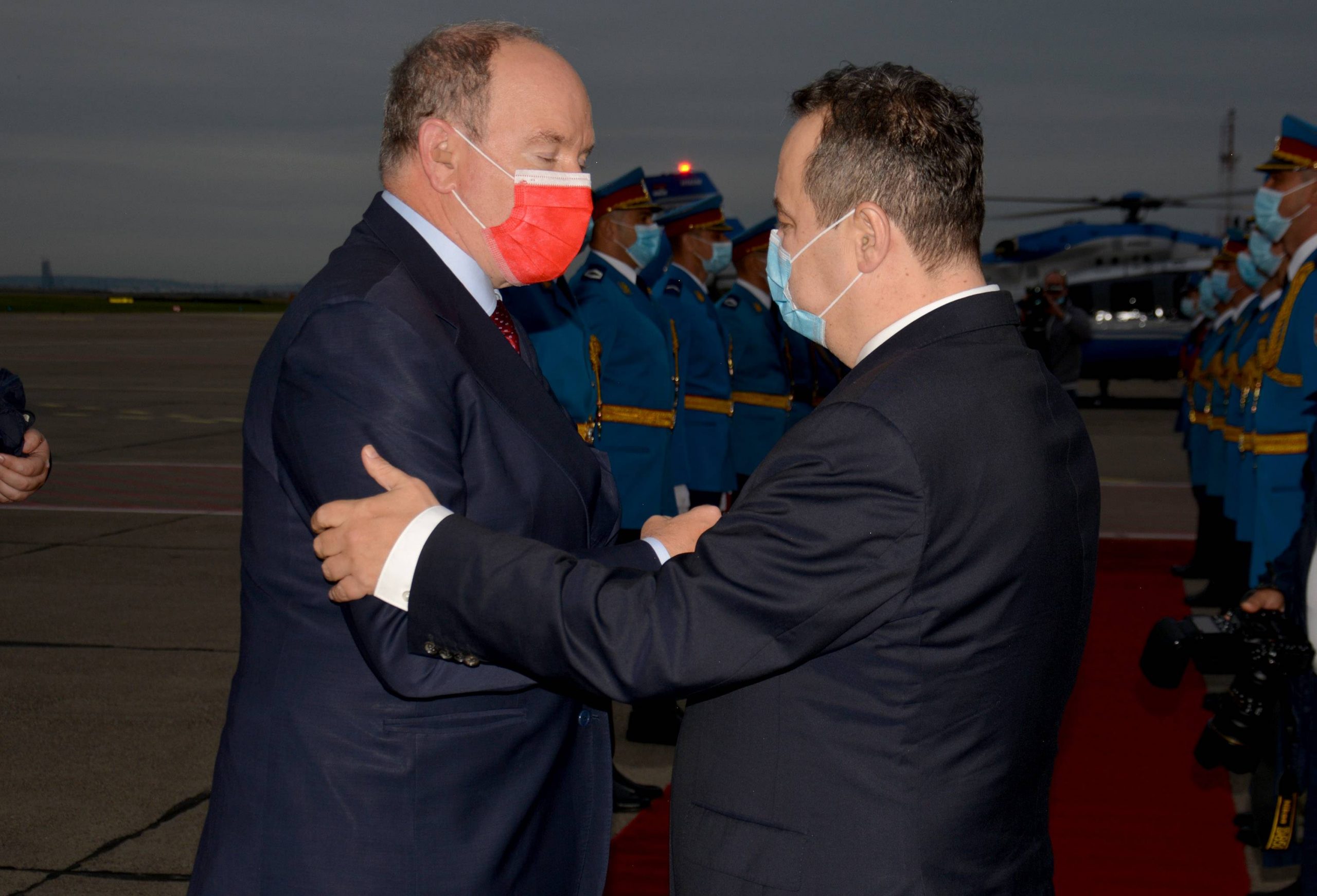 Dačić ispratio kneza Alberta Drugog od Monaka 1