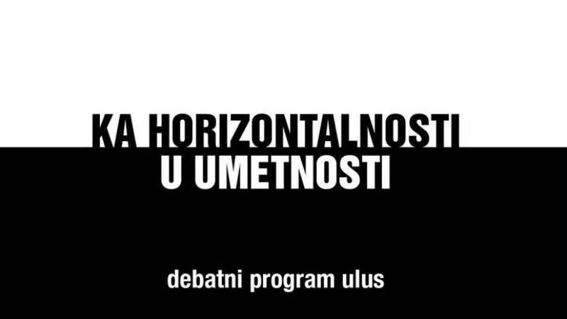 Debata „Mesto umetnika i umetnosti u društvenom kontekstu“ u „Cvijeti“ 1