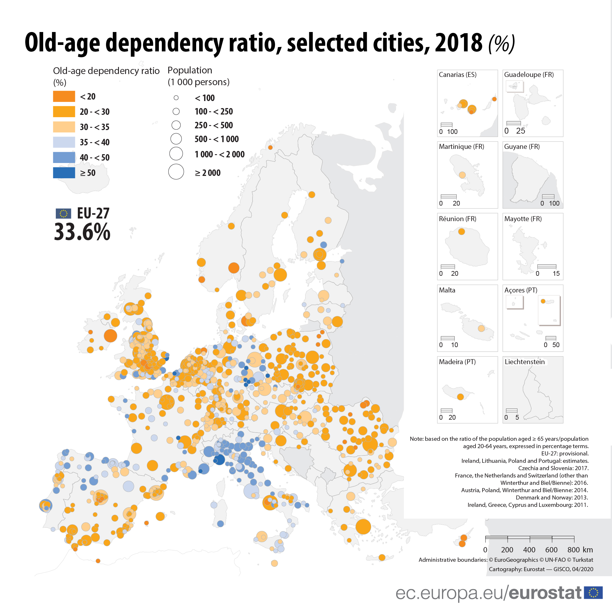 Demografska raznolikost EU: Na svaku osobu stariju od 65 - tri radno sposobne 2