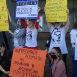 Protest ispred opštine Rakovica za Dan škole "Ivo Andrić" 1