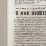 Kako je pre 20 godina izgledao raskol u Beogradskoj filharmoniji? 8