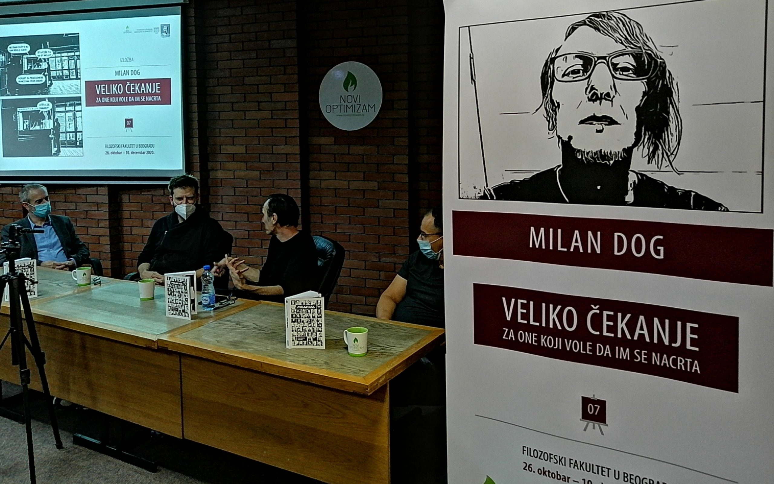 Otvorena izložba ilustracija Milana Doga „Veliko čekanje - za one koji vole da im se nacrta” 1