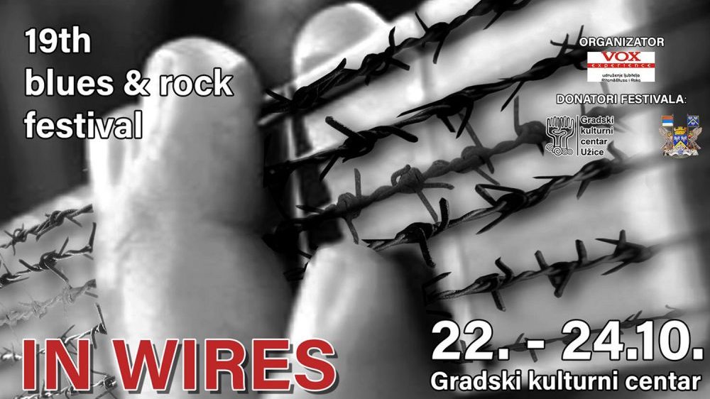 Bluz i rok festival „In Wires“ u Užicu, od 22. do 24. oktobra  1