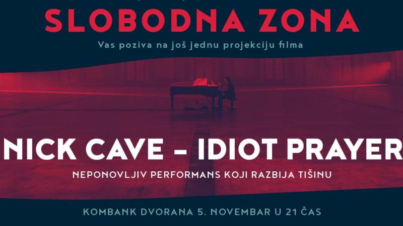 Muzičko-filmski performans Nika Kejva dva puta na Slobodnoj zoni 1
