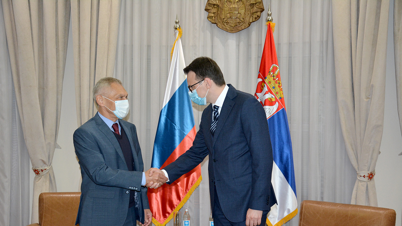Petković i ruski ambasador o dijalogu Beograda i Prištine 1