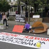 Završena tročasovna studentska blokada Nemanjine ulice i zgrade Ministarstva (FOTO/VIDEO) 7