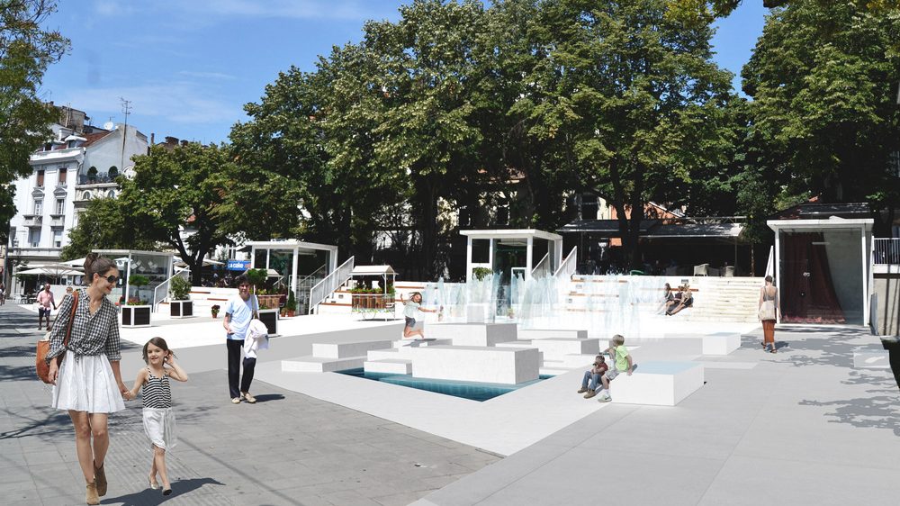Počinje izgradnja fontane na platou kod Cvetnog trga 1