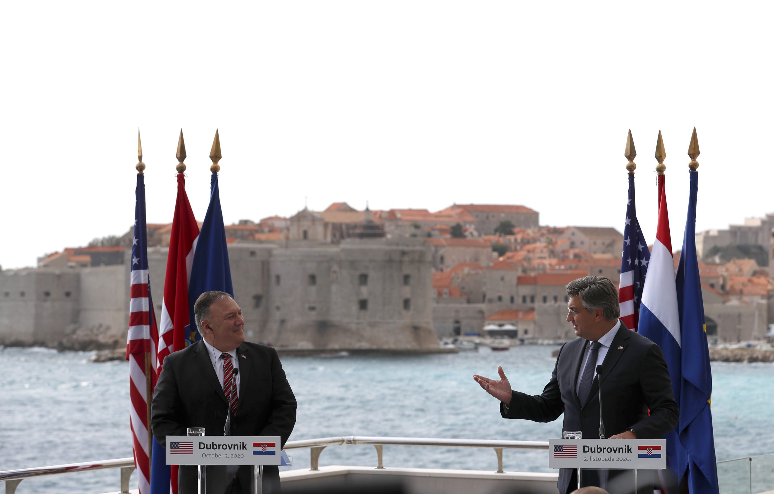 Pompeo i Plenković i o borbenim avionima F-16 1