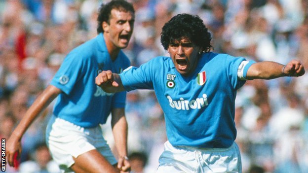 Dijego Maradona i fudbal: Jedna Božija ruka i dve magične noge 5 Diego Maradona at Napoli