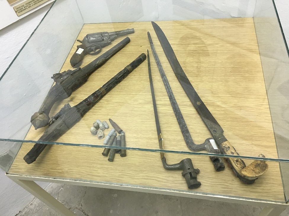 Postavka Muzeja Timočke bune - Slično oružje se koristilo u borbama