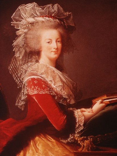 Portrait of Marie Antoinette - stock illustration
