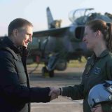 Vojska Srbije dobila prvu ženu pilota jurišnog borbenog aviona "Orao" 6