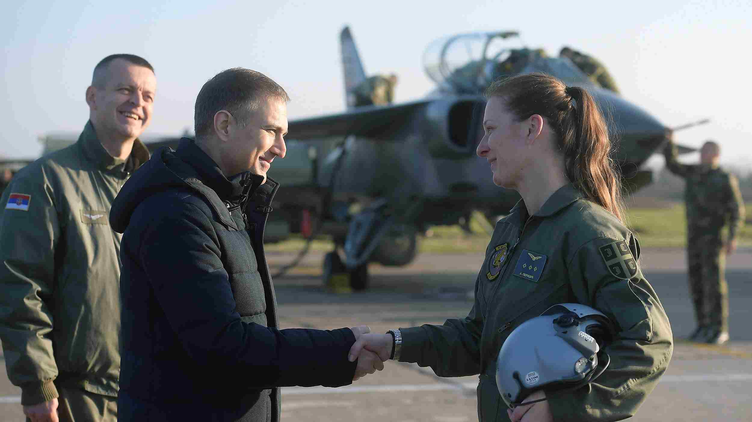 Vojska Srbije dobila prvu ženu pilota jurišnog borbenog aviona "Orao" 1