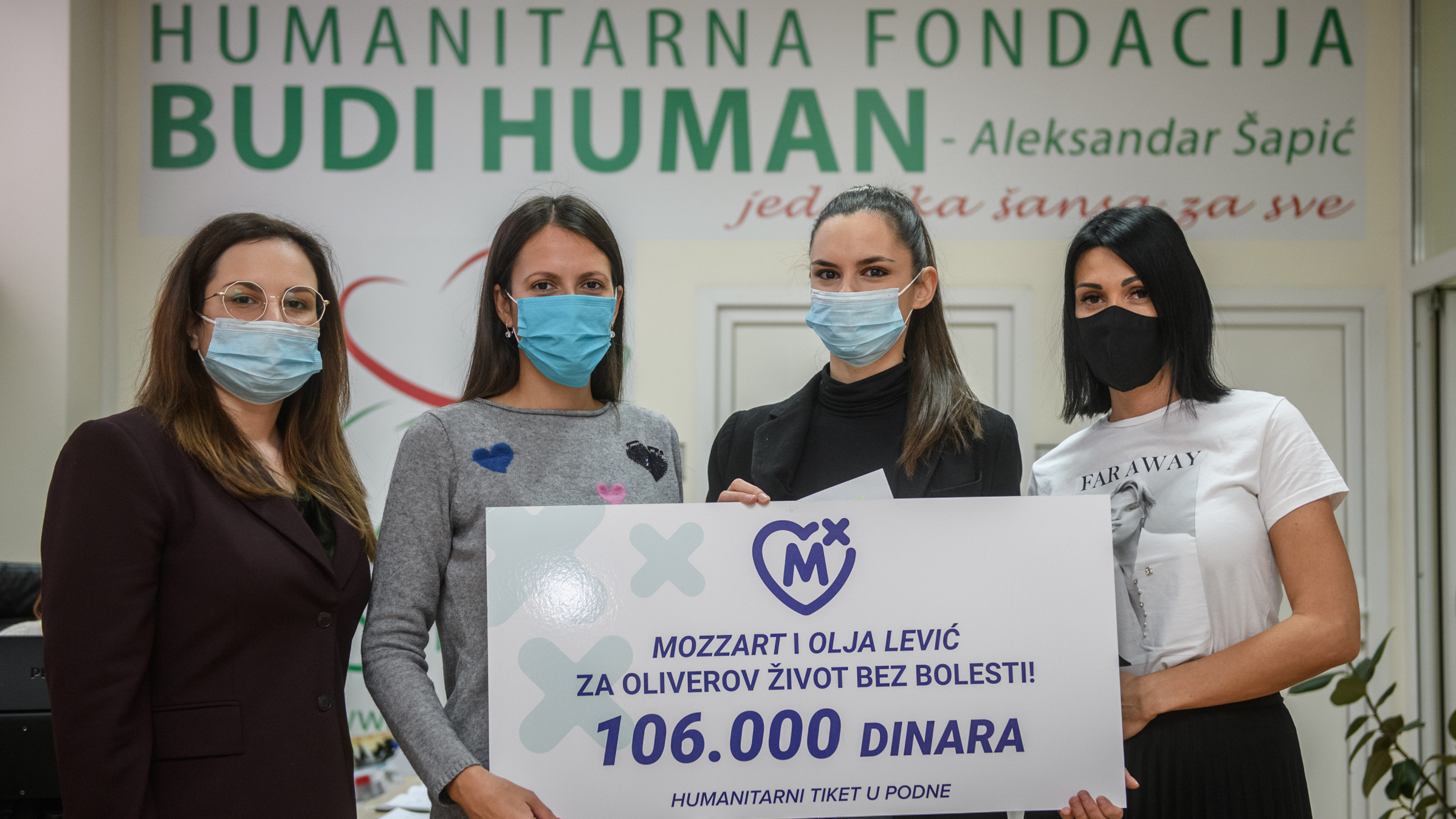 Da Oliver dobije najvažniju bitku! Olja Lević i Mozzart donirali sredstva fondaciji „Budi human“ 1