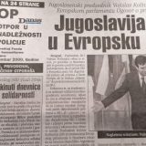 Koštunica se nadao da će SR Jugoslavija ući u EU 14