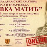 Požarevačka Smotra dramskih amatera onlajn od 1. decembra 13