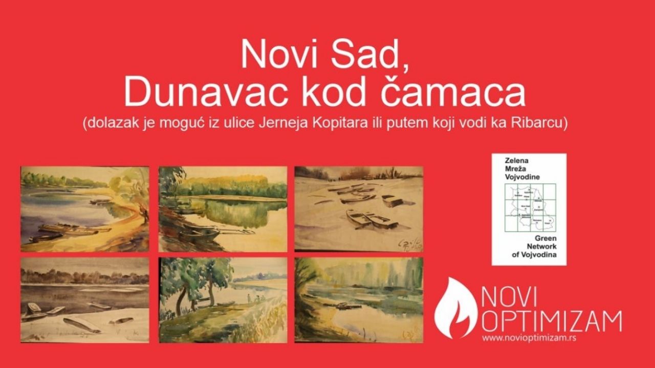 Izložba akvarela novinara i slikara Lasla Tota u Novom Sadu 1