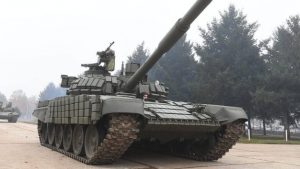 Vojska Srbije u Nišu predstavila tenkove T-72 B1 MS iz ruske donacije 2