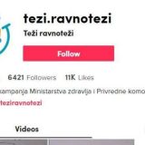 Tik Tok kanal o zdravim navikama za đake i studente 2