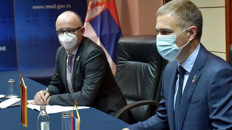 Stefanović i nemački ambasador o multinacionalnim operacijama 1