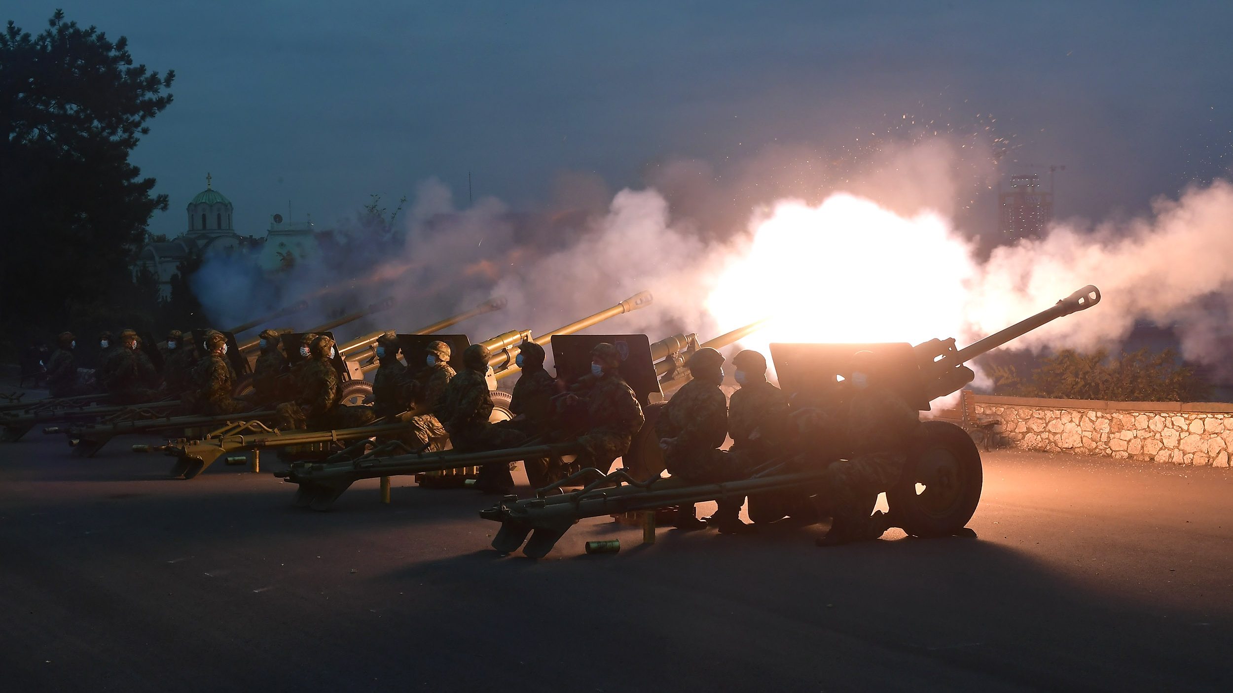 Počasna paljba povodom Dana primirja u Prvom svetskom ratu 1