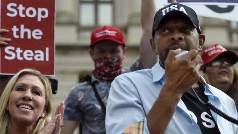 Mali broj protesta Trampovih pristalica (FOTO) 5