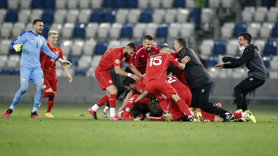 Severna Makedonija na Evropskom prvenstvu u fudbalu 1