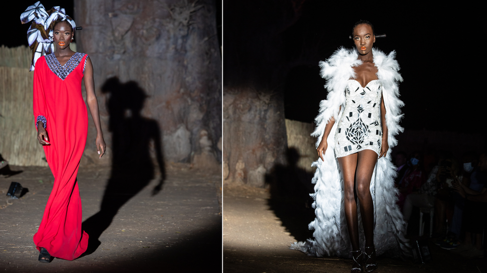 Korona virus, moda i Afrika: Nesvakidašnja revija u senegalskoj šumi baobaba 5 Manekenke