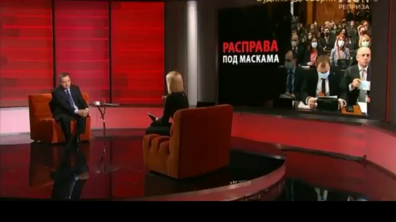 Voditeljka RTS-a nameštala pitanja Dačiću 1 Voditeljka RTS-a nameštala pitanja Dačiću 1