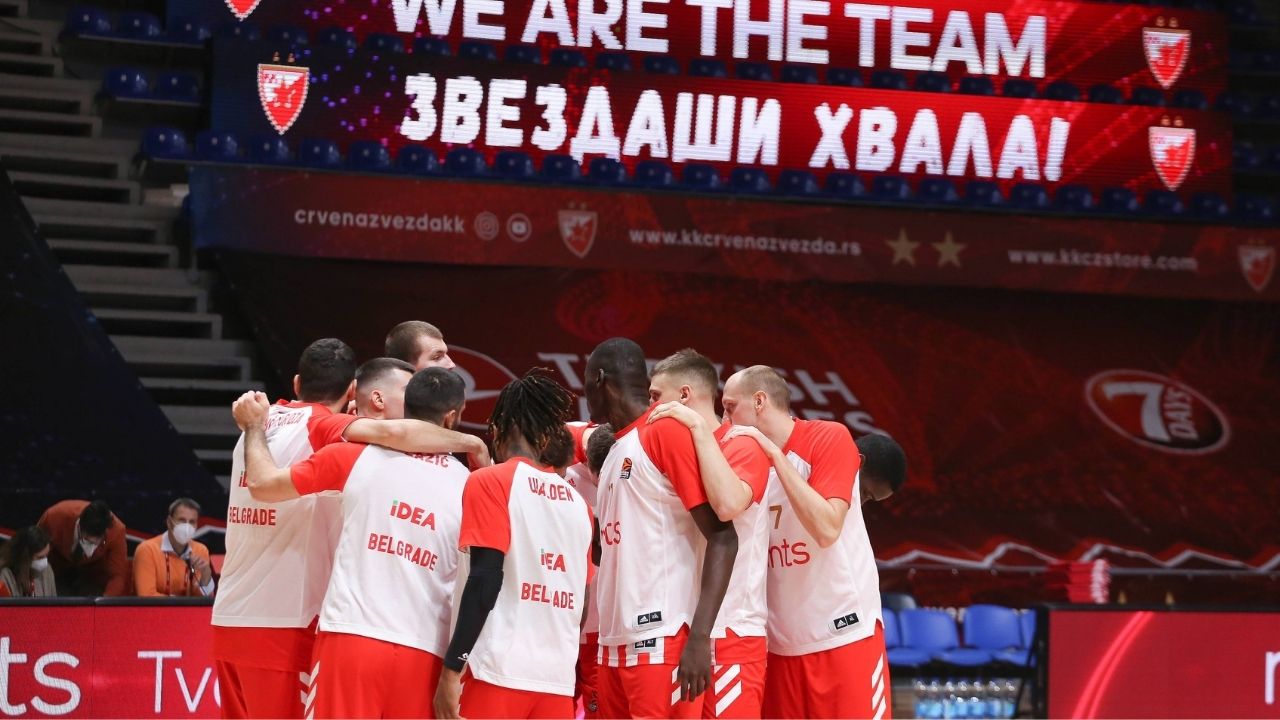 Zvezda dve utakmice bez suspendovanog Lazića u ABA ligi 1