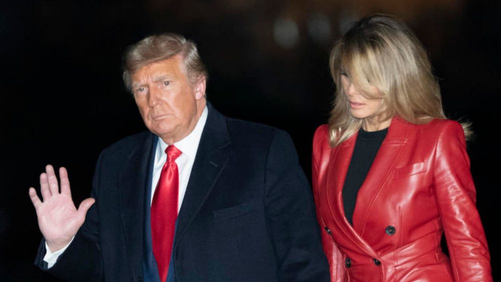 Helikopter s Trampom i Melanijom prinudno sleteo 1