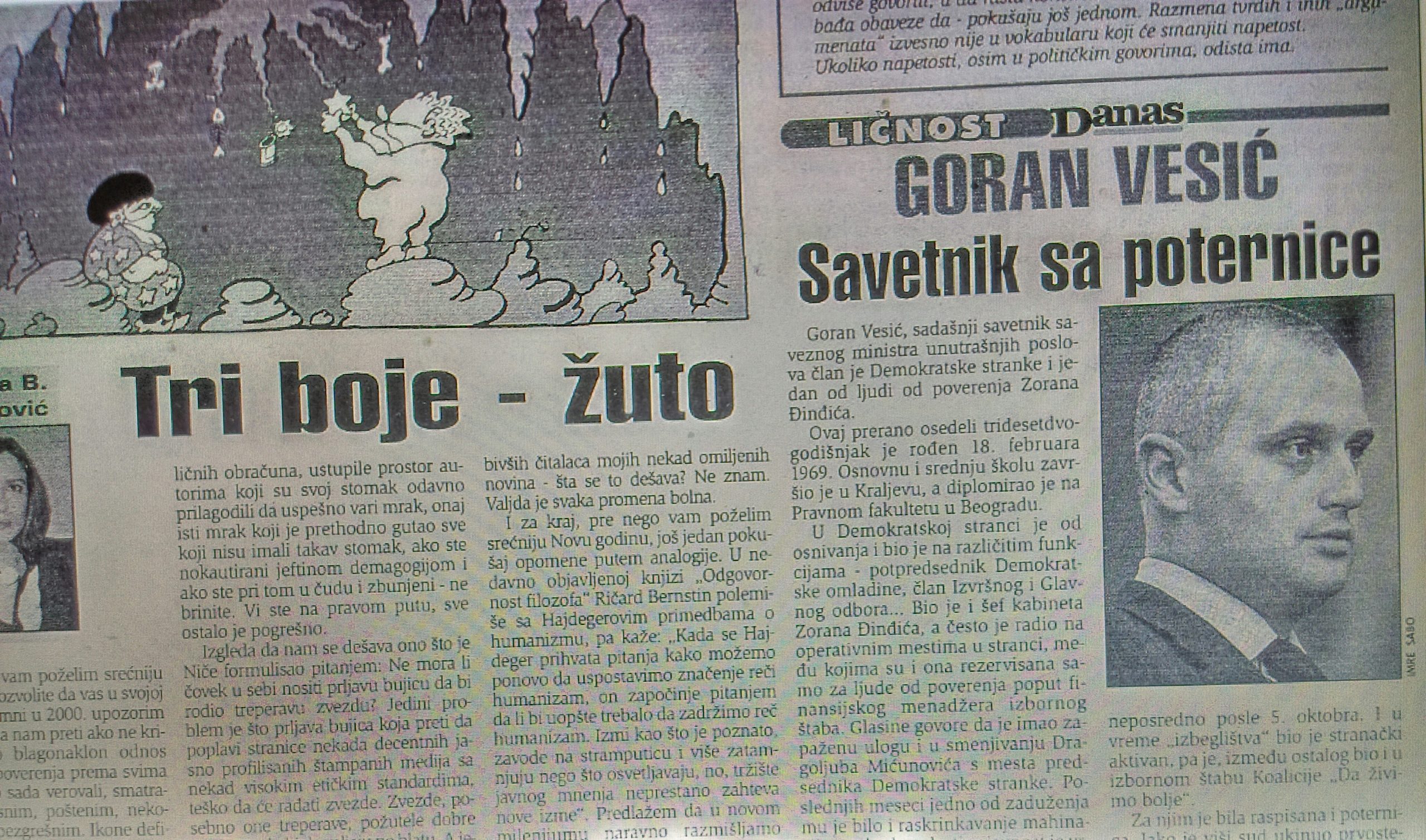 Šta je sve Goran Vesić radio za Zorana Đinđića? 1