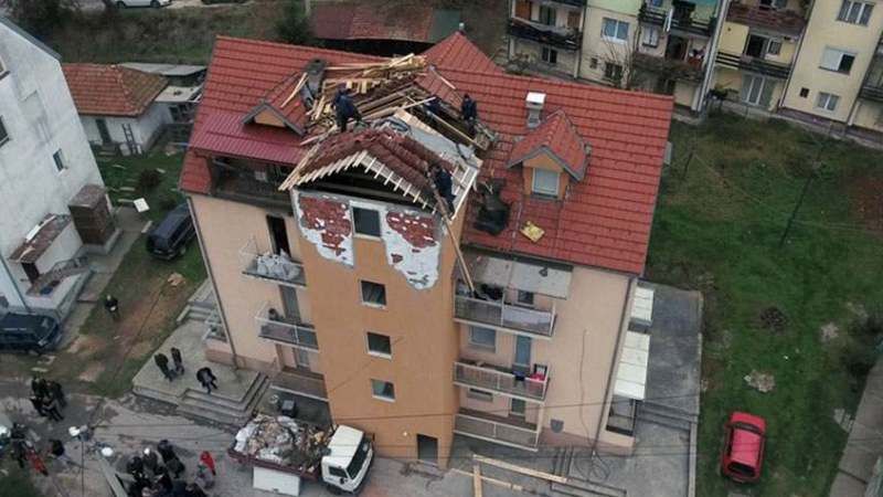 U toku sanacija zgrade u Užicu u kojoj se dogodila eksplozija 1