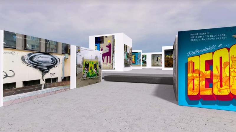 Prva izložba ulične umetnosti i grafita Beograda u virtuelnom prostoru (VIDEO) 1