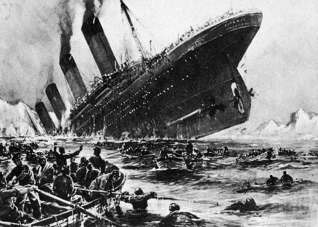 katastrofa "Titanika", illюstraciя