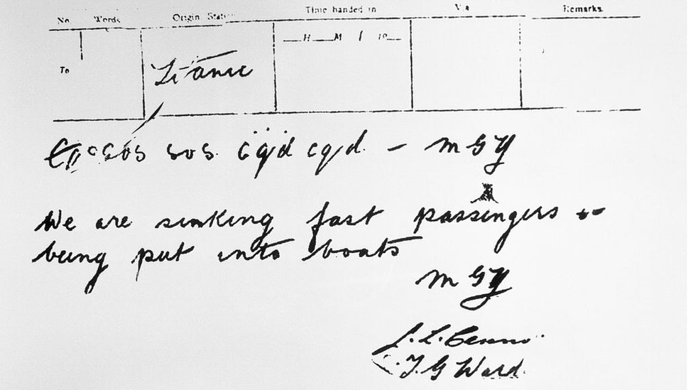 Poslednяя radiogramma, peredannaя s "Titanika" za minutы do ego gibeli