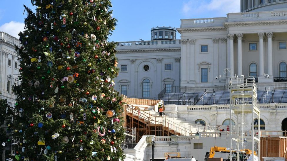 US Capitol prepares for inauguration